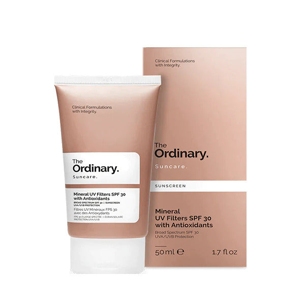The Ordinary - Mineral Uv Filters Spf 30 With Antioxidants – 50ML - Ministry of Skin