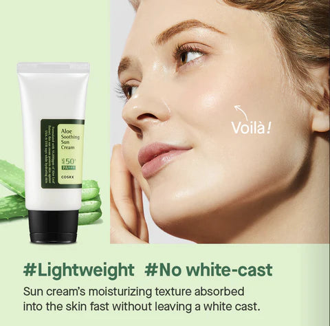 COSRX - Aloe Soothing Sun Cream SPF50+/ PA+++ - 50ml - Ministry of Skin