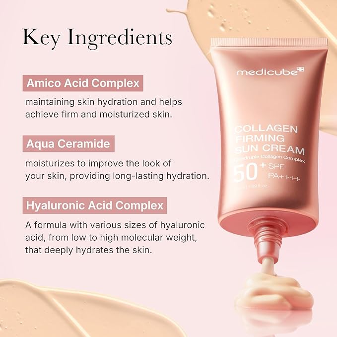 Medicube - Collagen Firming Sun Cream - 50ml - Ministry of Skin