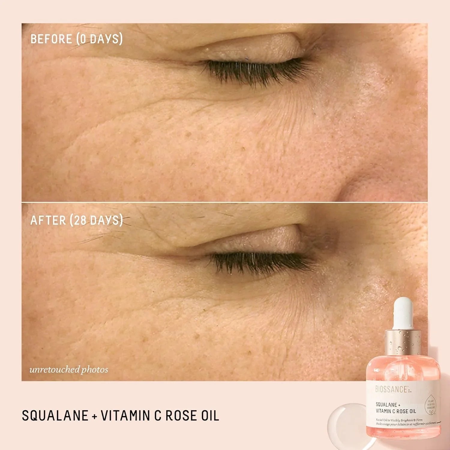 BIOSSANCE - Squalane + Vitamin C Rose Oil - 30ml - Ministry of Skin