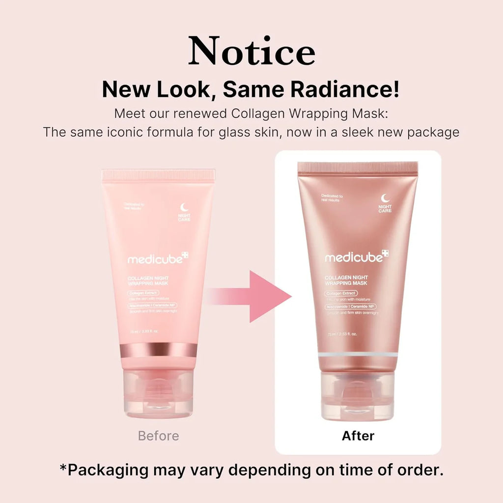 MEDICUBE - Collagen Night Wrapping Mask - 75ml - Ministry of Skin