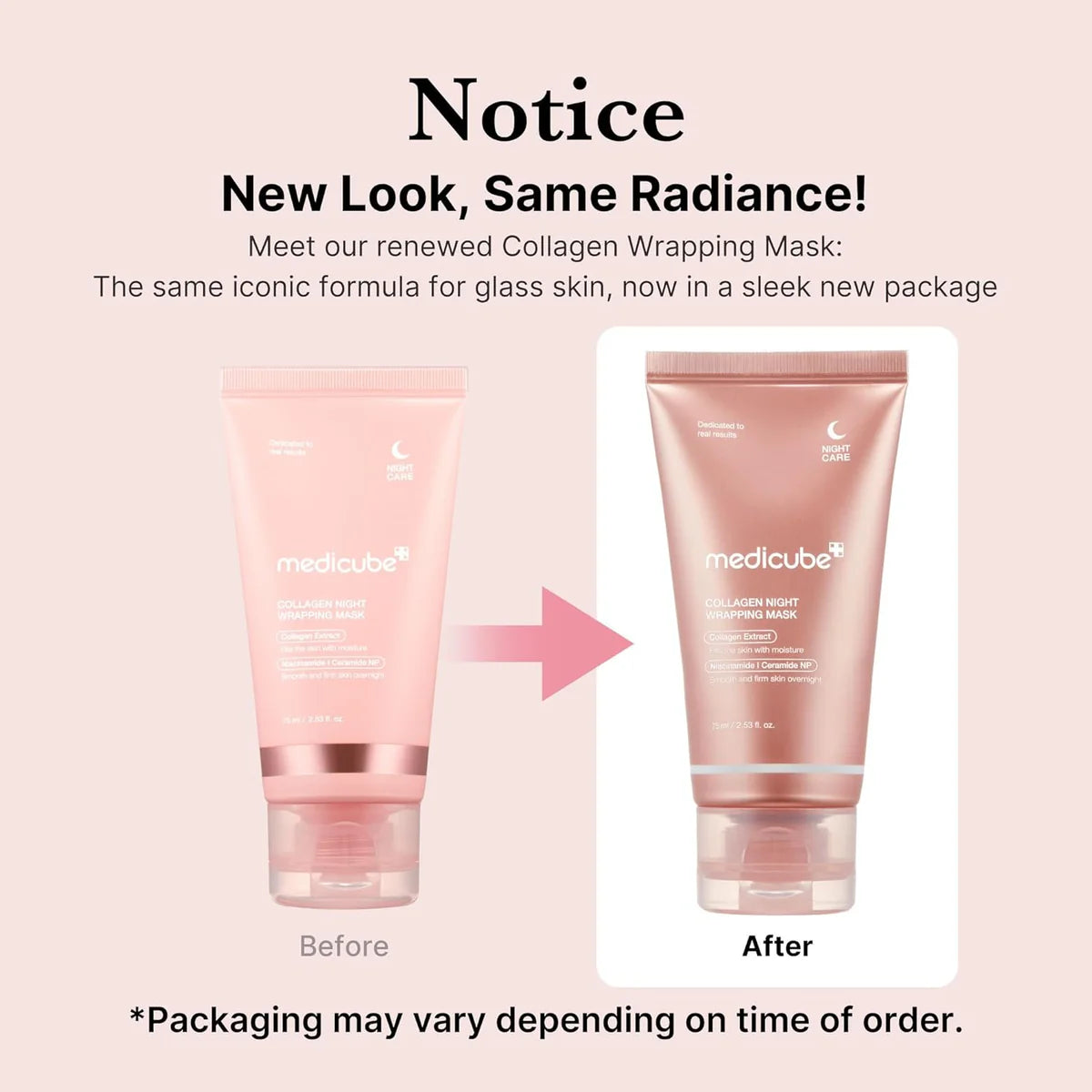 MEDICUBE - Collagen Night Wrapping Mask - 75ml - Ministry of Skin