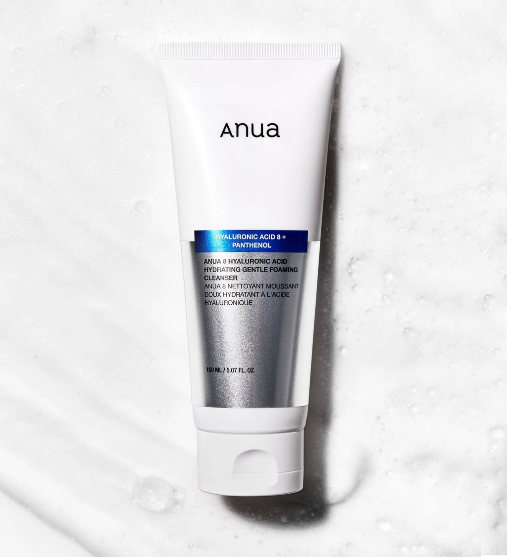 Anua - 8 Hyaluronic Acid Hydrating Gentle Foaming Cleanser - 150ml - Ministry of Skin
