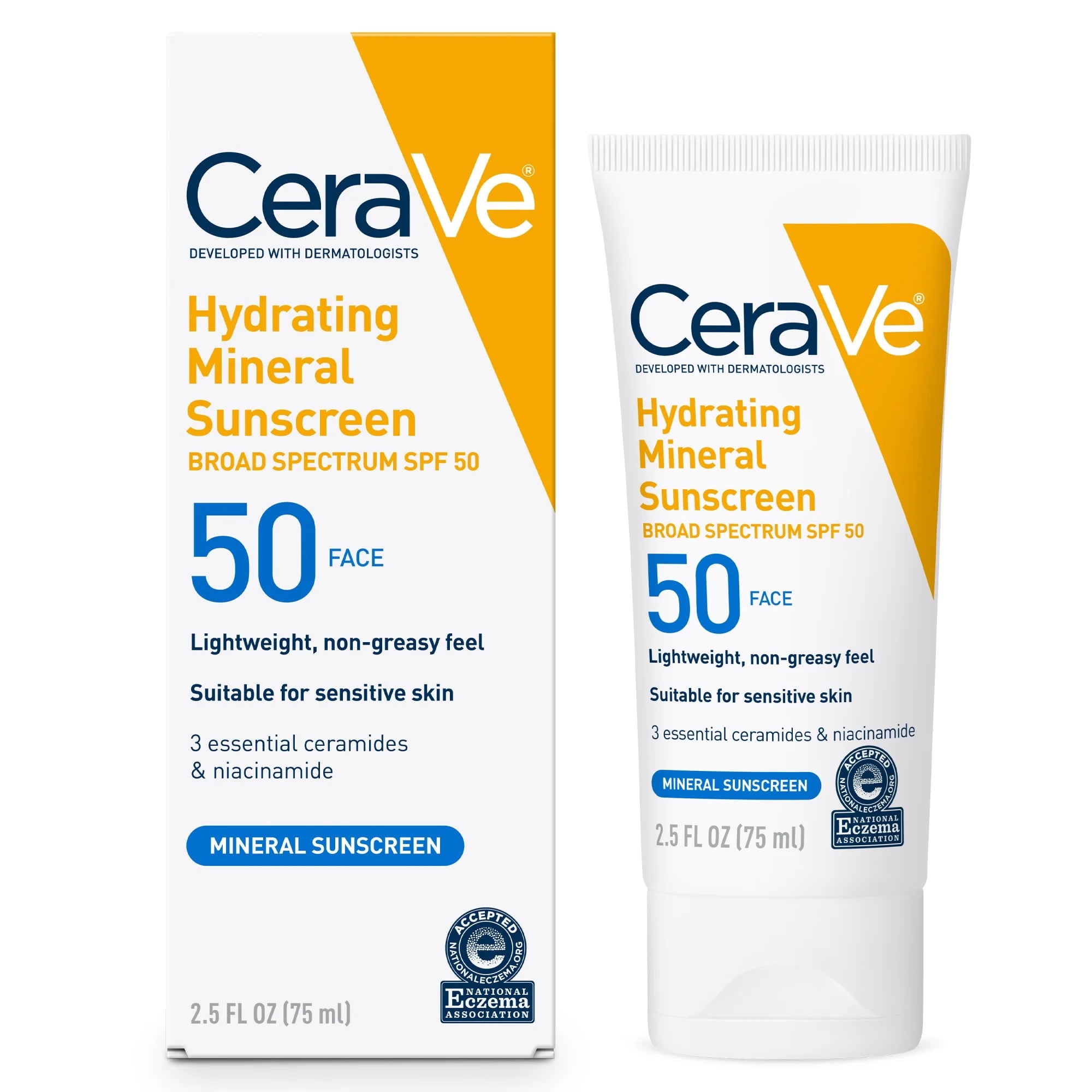 CeraVe - Hydrating Mineral Sunscreen SPF 50 - 150ml - Ministry of Skin