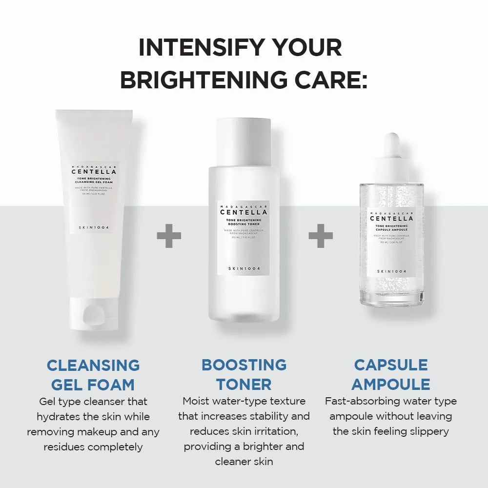 Centella - Tone Brightening Cleansing Gel Foam - 100ml - Ministry of Skin