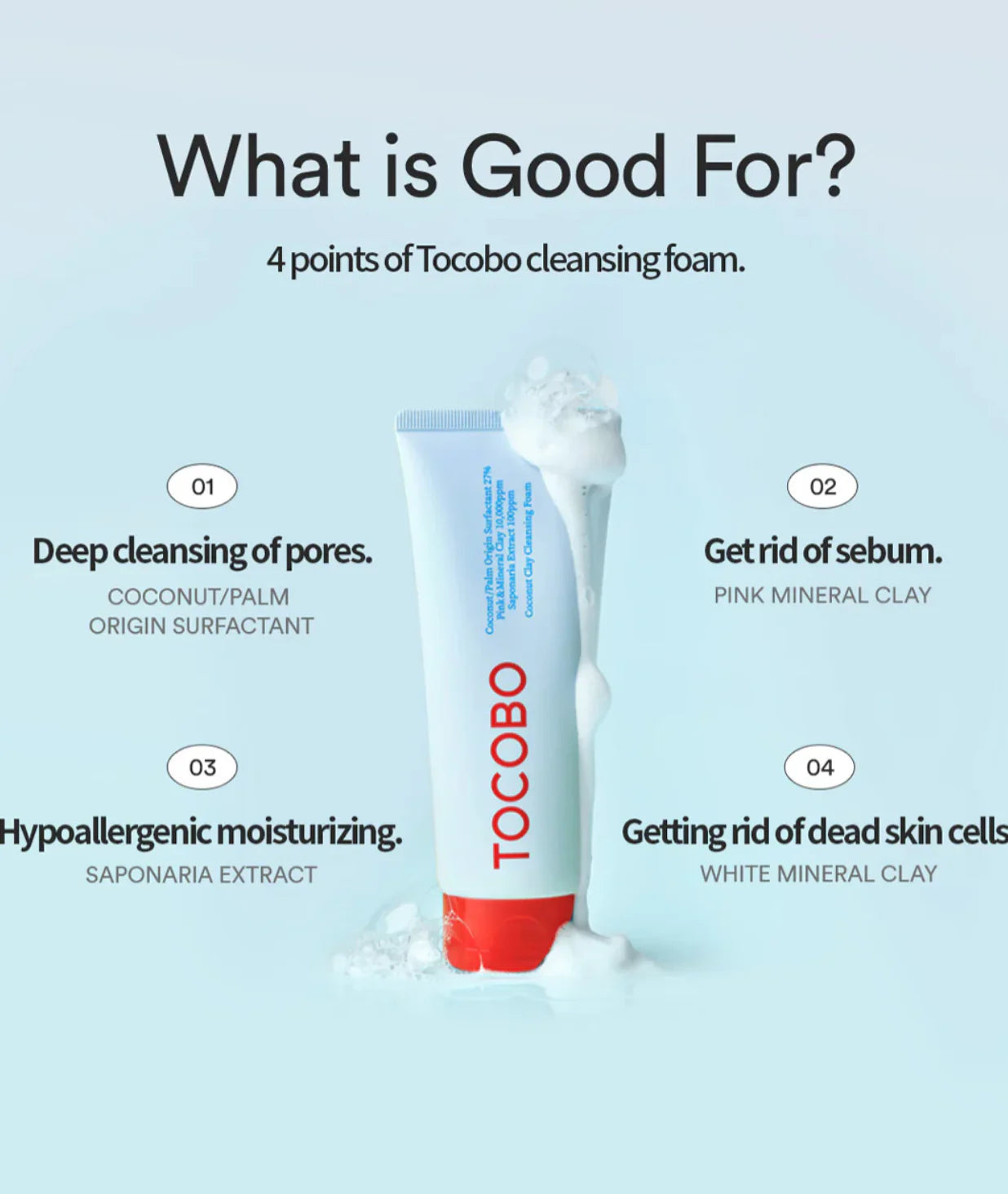TOCOBO - Coconut Clay Cleansing Foam 150ml - Ministry of Skin
