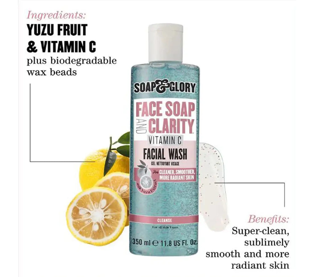 SOAP & GLORY - VITAMIN C FACIAL WASH - 350ml - Ministry of Skin