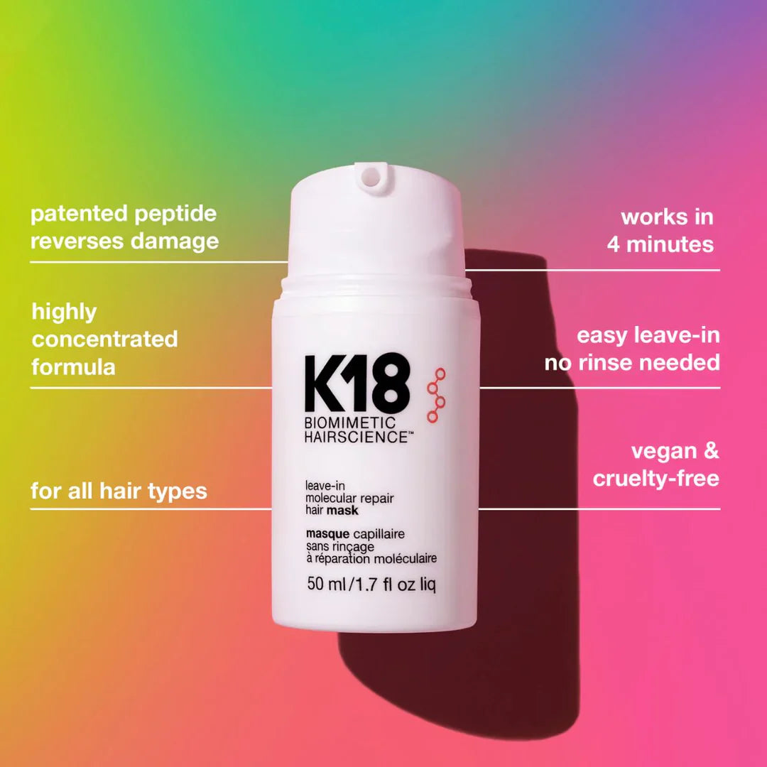 K18 - Leave-in Moleculer Repair Hair Mask - 50ML - Ministry of Skin