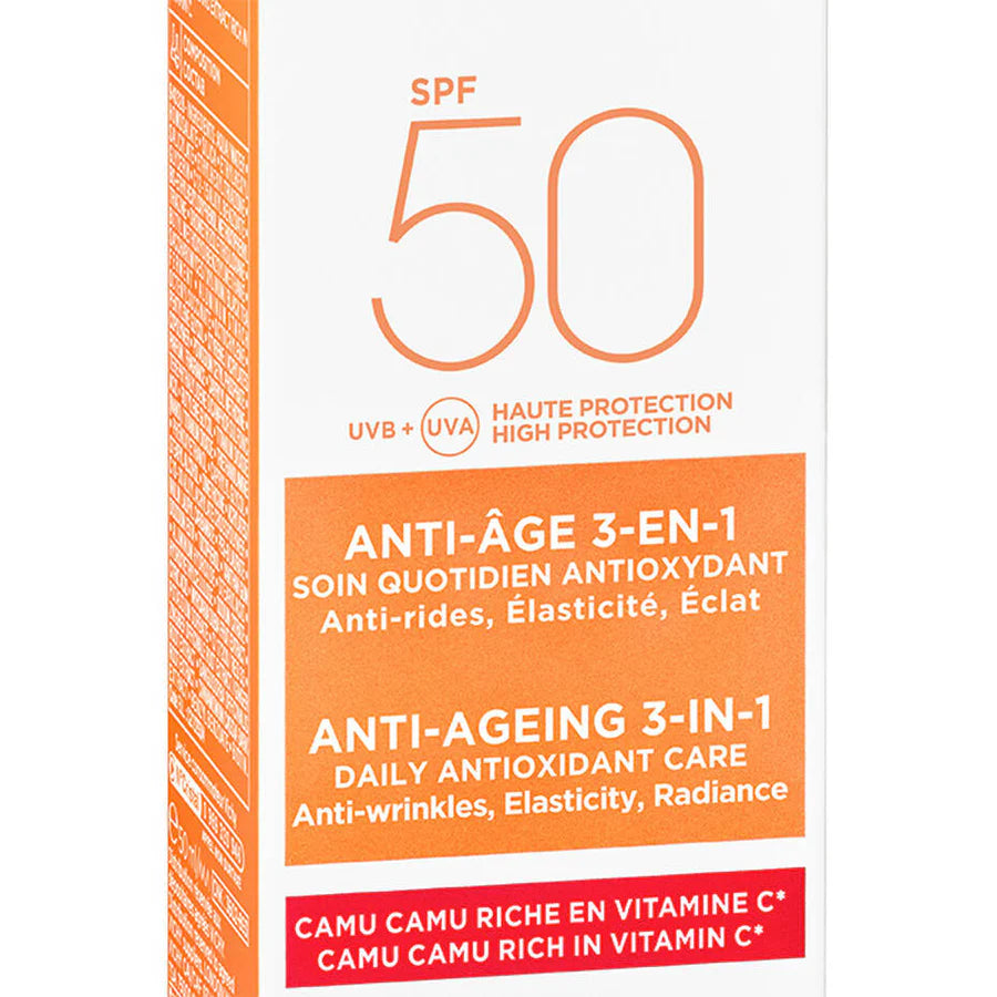 Vichy - Capital Soleil Anti-Ageing 3-in-1 Daily Antioxidant Care SPF 50 - Ministry of Skin