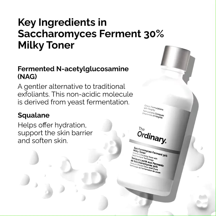 The Ordinary - Saccharomyces Ferment 30% Milky Toner - 100ml - Ministry of Skin