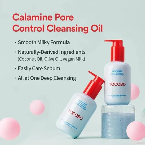 TOCOBO - Calamine Pore Control Cleansing Oil - 200ml - Ministry of Skin