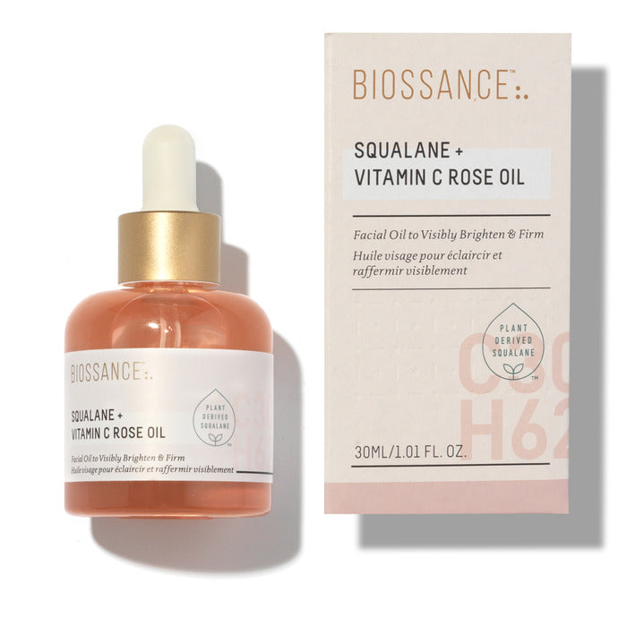 BIOSSANCE - Squalane + Vitamin C Rose Oil - 30ml - Ministry of Skin
