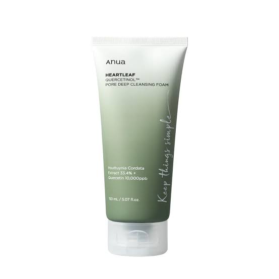 ANUA - HEARTLEAF QUERCETINOL PORE DEEP CLEANSING FOAM 150ml - Ministry of Skin