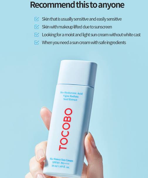 TOCOBO - Bio Watery Sun Cream Spf 50 - 50ml - Ministry of Skin