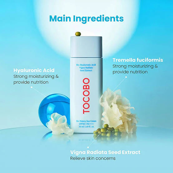 TOCOBO - Bio Watery Sun Cream Spf 50 - 50ml - Ministry of Skin