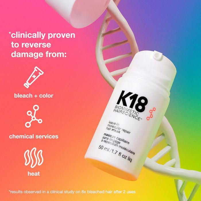K18 - Leave-in Moleculer Repair Hair Mask - 50ML - Ministry of Skin