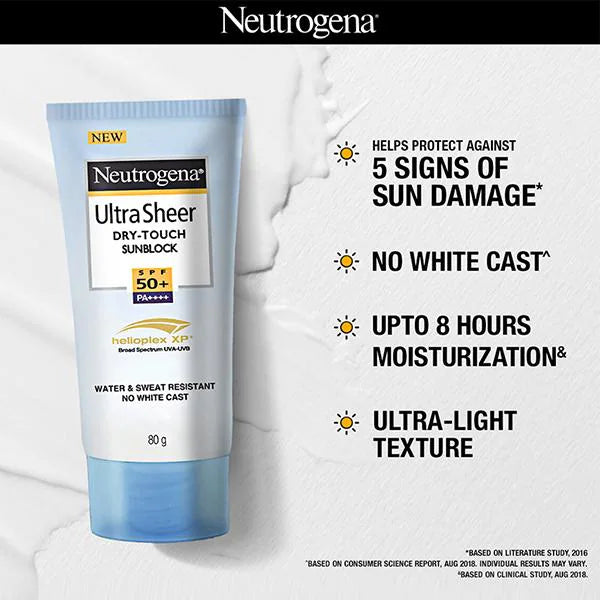 Neutrogena - Ultra Sheer Dry Touch Sunscreen SPF 50+ - 118ml - Ministry of Skin