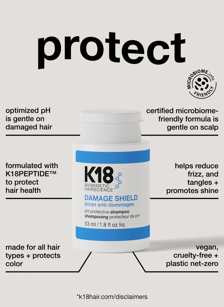 K18 - DAMAGE SHIELD pH Protective Shampoo - 250ML - Ministry of Skin