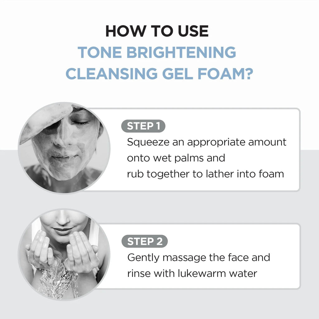 Centella - Tone Brightening Cleansing Gel Foam - 100ml - Ministry of Skin