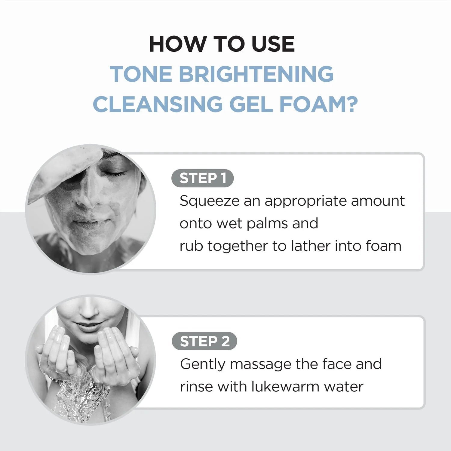 Centella - Tone Brightening Cleansing Gel Foam - 100ml - Ministry of Skin