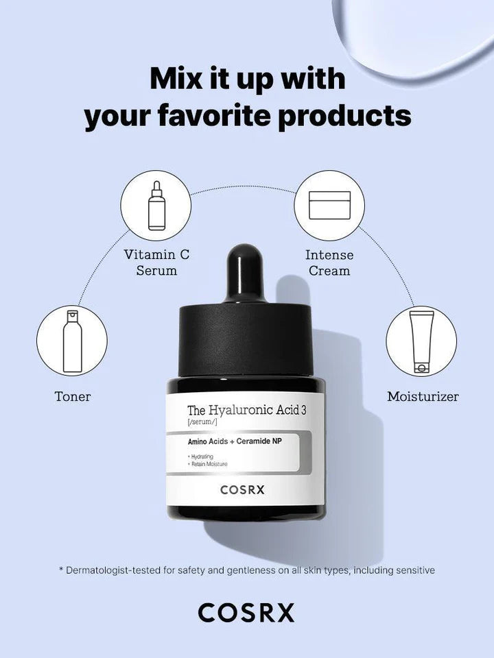 Cosrx - The Hyaluronic Acid 3 Serum - 20 ml - Ministry of Skin